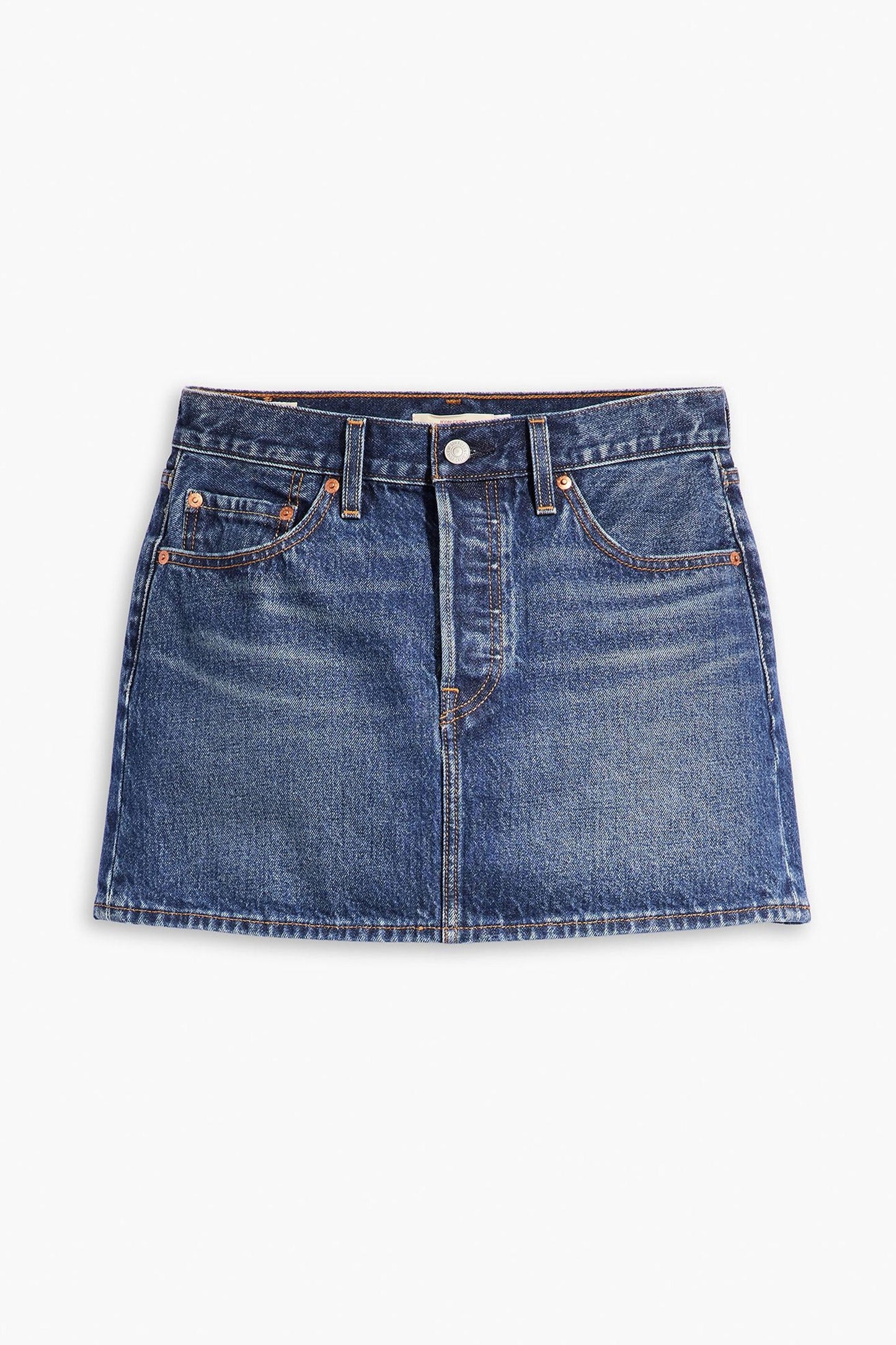 Icon Denim Mini Skirt Lost Peace Of Mind