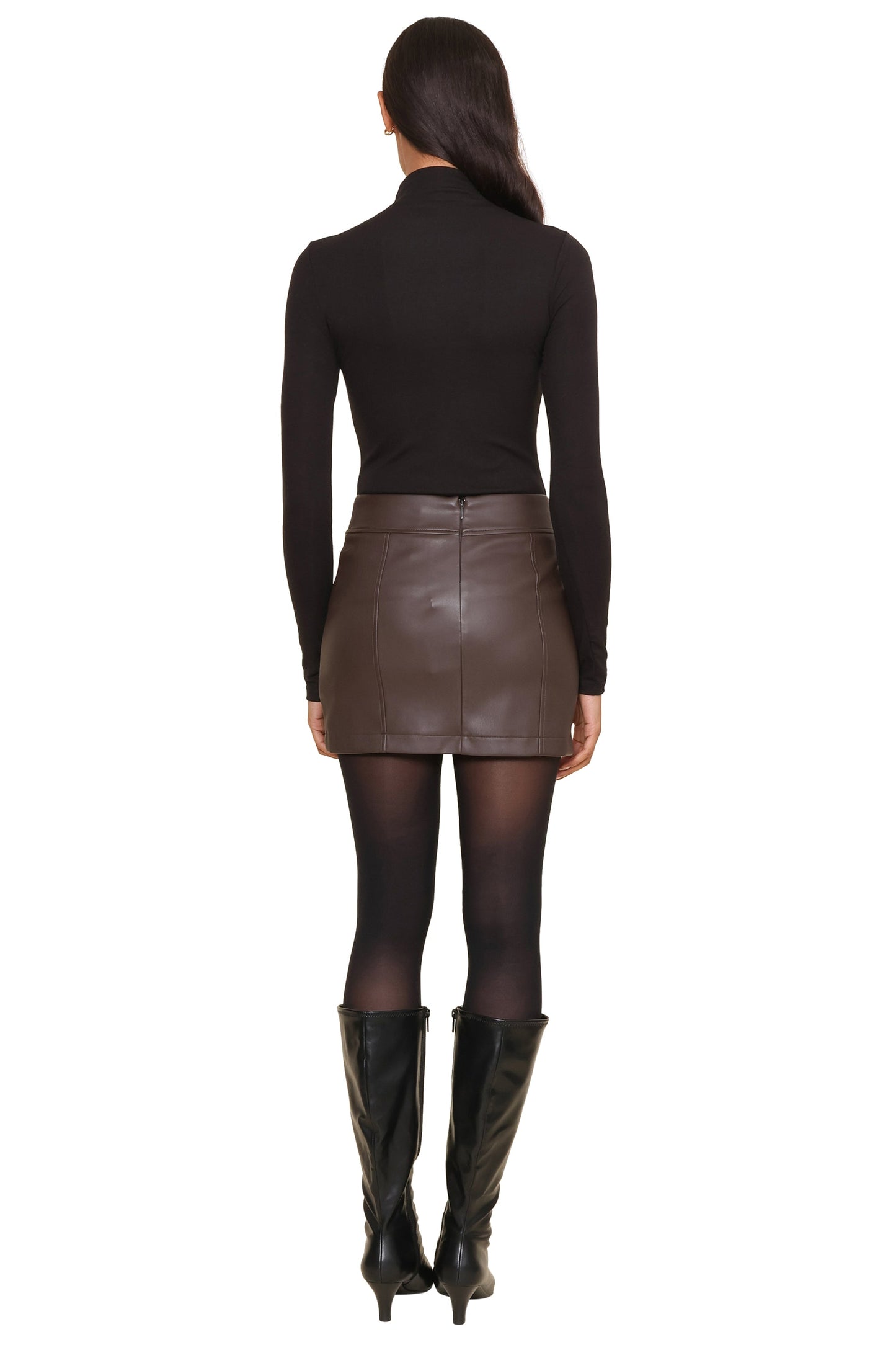 Carlson Vegan Leather Mini Skirt